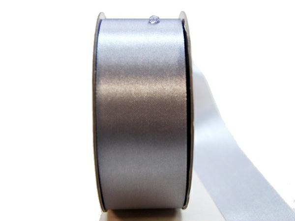 Satin Ribbon | Water Repellent Satin Ribbon – 38Mm X 45M – Silver Ribbons Satin Ribbon