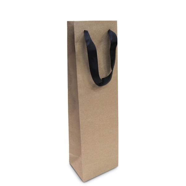 Wine Bottle Gifts Bags | Kraft Bags – Premium Kraft Brown Single Wine Bottle Gift Bag Bags Kraft Paper Bags - Premium