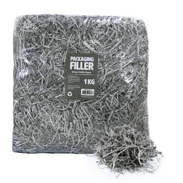 Paper Shreds | Shredded Paper Shreds Filler – 1Kg – Grey Paper Shreds Paper Shreds