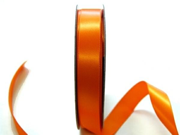 Satin Ribbon | Satin Ribbon – Woven Edge – 15Mm X 30M – Orange Ribbons Satin Ribbon