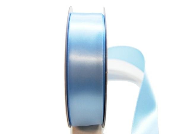 Satin Ribbon | Satin Ribbon – Woven Edge – 25Mm X 30M – Light Blue Ribbons Satin Ribbon