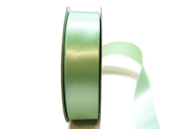 Satin Ribbon | Satin Ribbon – Woven Edge – 25Mm X 30M – Pastel Green Ribbons Satin Ribbon