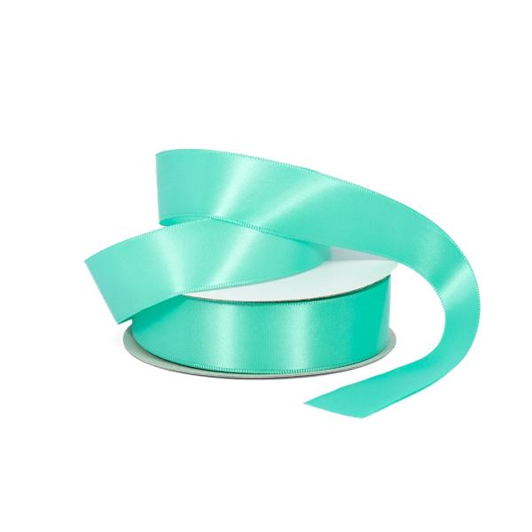 Satin Ribbon | Satin Ribbon – Woven Edge – 25Mm X 30M – Sea Green Ribbons Satin Ribbon