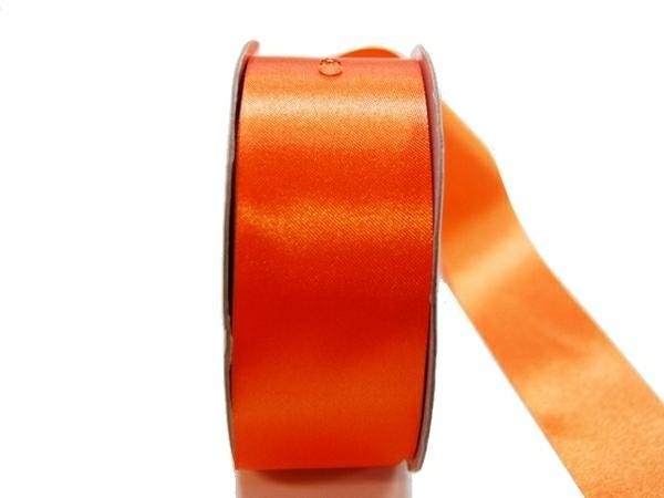 Satin Ribbon | Water Repellent Satin Ribbon – 38Mm X 45M – Orange Ribbons Satin Ribbon